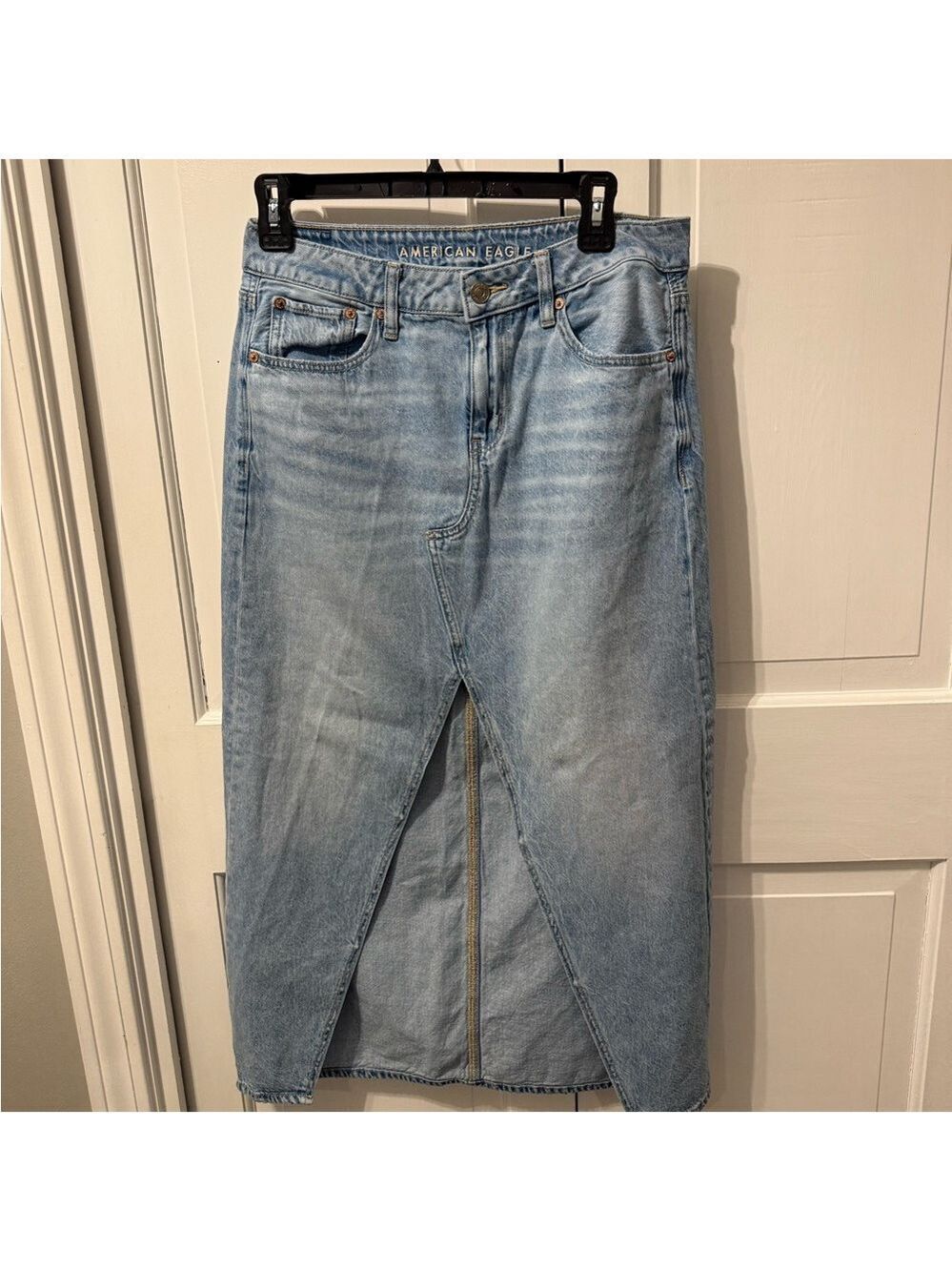 American Eagle Outfitters Light Blue Maxi Skirt - Picture 1 of 3